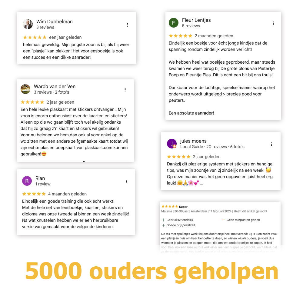 De Plastas - Compleet pakket voor zindelijkheidstraining voor meisjes - Afbeelding 4