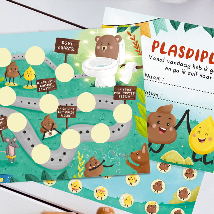 Plaskaart beloningsset